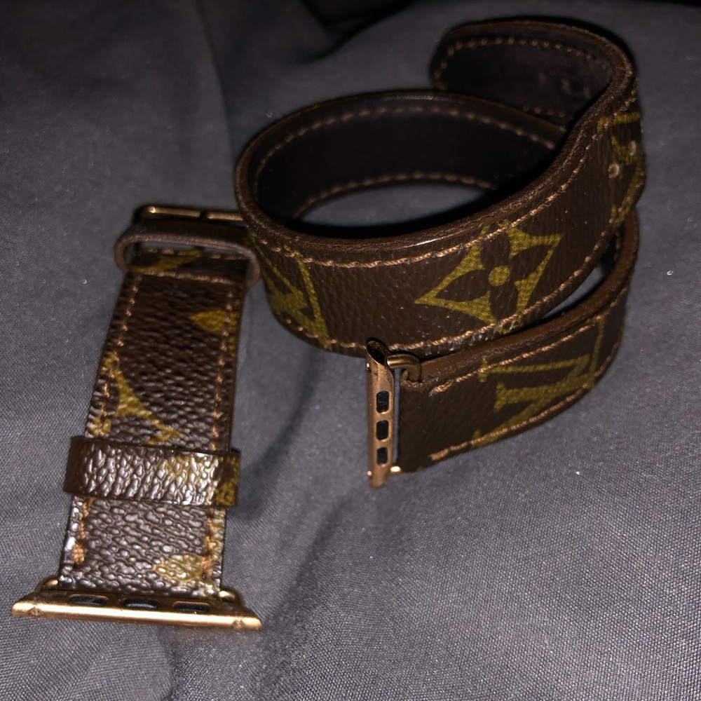 Louis Vuitton Double Wrap Apple Watch Band